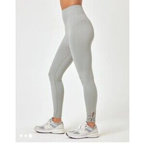 L*Space Simmons ribbed seamless leggings - XS/S - Sage Gray